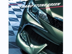 TPU-złoty piasek kamienny zielony