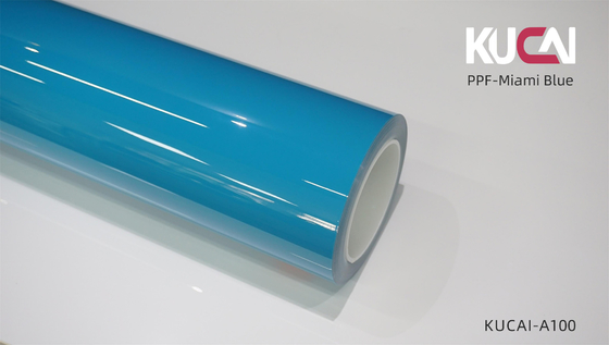 TPU PPF Miami Blue Auto Paint Film Ochronny Samoleczenie