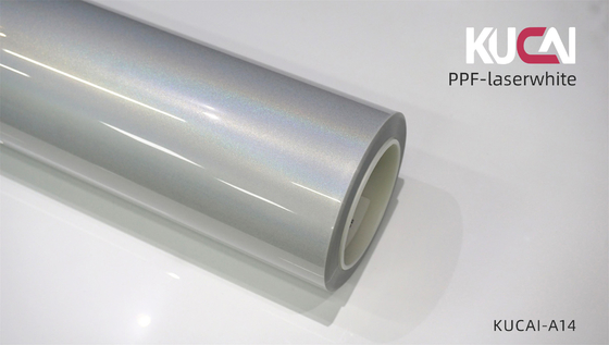 TPU Laser Biały PPF Wrap Film ochronny od farby o grubości 7,5 mil